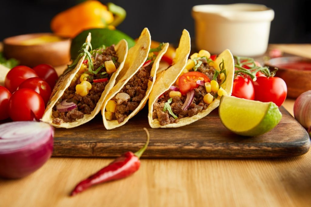Måltidskasse med mexicansk mad
